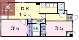 ディオーネ・ジエータ・イースト【3階】の間取り