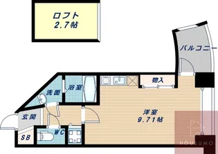 フォレステージュ江坂垂水町【3階】の間取り