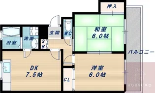 第2中尾ハイツ【215号室】の間取り