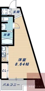 フォレステージュ江坂公園【7階】の間取り