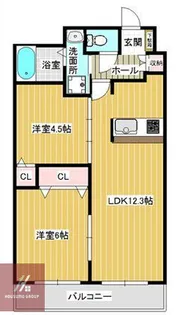アミルⅤ番館【505号室】の間取り