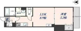 ラモーナ諸福Ⅰ【202号室】の間取り