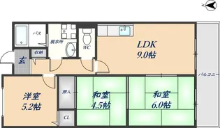 コンフォートステージⅠ【3階】の間取り