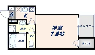 大阪府東大阪市寿町1丁目【アパート】の間取り