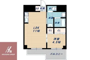 日生ロイヤルマンション十三【3階】の間取り