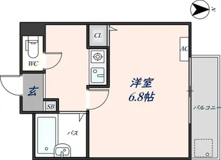 ドリームネオポリス北鴻池【4階】の間取り