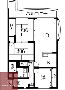 カルム千里山土井【3階】の間取り