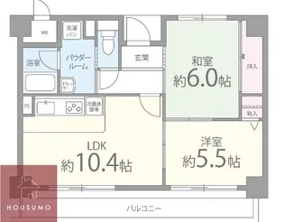 21世紀ペガサスⅡ【201号室】の間取り