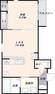 マノワール今里【3階】の間取り