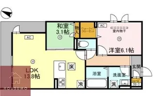 メゾン・リシェス【105号室】の間取り