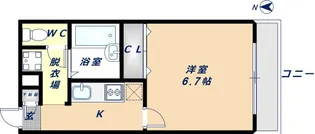 大阪府東大阪市寿町3丁目【アパート】の間取り