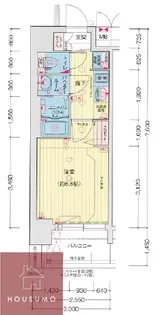 プレサンス西中島南方セレスト【7階】の間取り