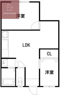 ヴィラナリー出戸【106号室】の間取り