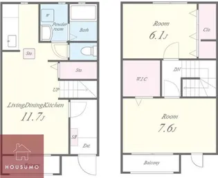 ヴィラージュ刀根山IIの間取り