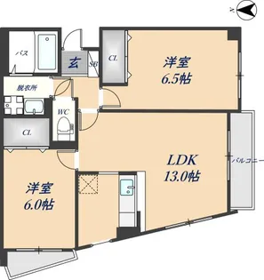 大阪府八尾市高安町北7丁目【アパート】の間取り