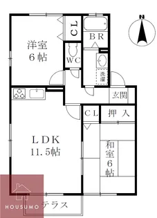 豊友スカイハウス【2階】の間取り