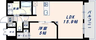 グランマーレ小路駅前【8階】の間取り