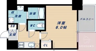 エスリード新大阪グランファースト【10階】の間取り