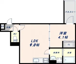 アンサー友井【1階】の間取り