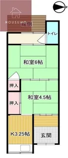 大阪府八尾市宮町3丁目【テラスハウス】の間取り