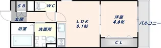 SOAR MORINOMIYA【1階】の間取り