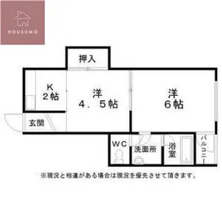 RIZEONE平野【2階】の間取り