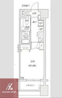 セレッソコートリバーサイドOSAKA【602号室】の間取り