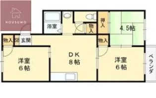 ガーデンハイツナカムラ【2階】の間取り