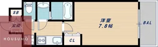 THE RESIDENCE H【1004号室】の間取り