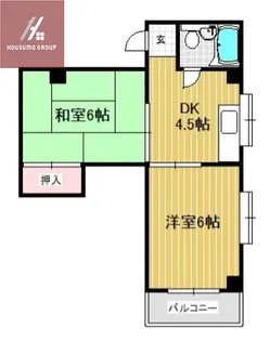 リアライズ平野西 【4階】の間取り