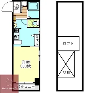 エステムコート新大阪Ⅲステーションプラザ【612号室】の間取り