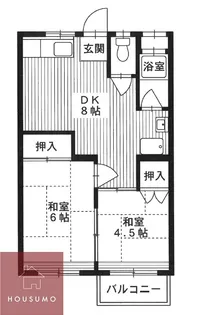 トップヒルコート【201号室】の間取り