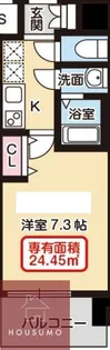 LIVIAZ SHIN-OSAKA Ciel【4階】の間取り