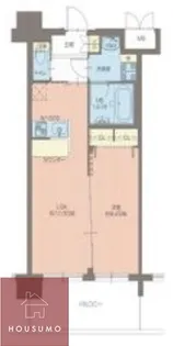 1LDKの間取り画像