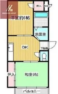 シティ八尾【303号室】の間取り