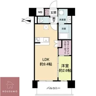 セレニテ東三国ミラク【2階】の間取り