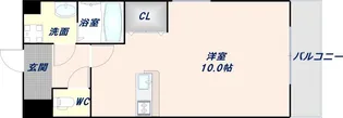 VEGA玉造【8階】の間取り