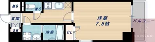 エスリード江坂垂水町【7階】の間取り