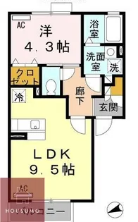 エクセレンテ【1階】の間取り