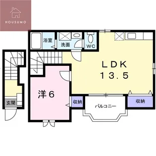 セレーノエテルノ【206号室】の間取り