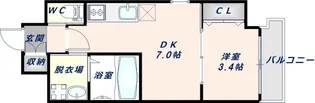 クローバー・クレスト【4階】の間取り
