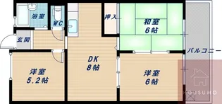 淀川中央マンション【305号室】の間取り