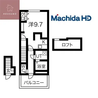 あんしん+小畑町08-13001【212号室】の間取り