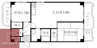 豊友マンション東豊中【2階】の間取り