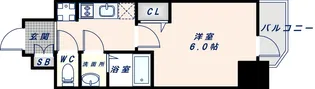 プレサンス新深江ディレット【701号室】の間取り