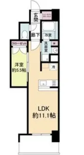 リビオメゾン新大阪【310号室】の間取り