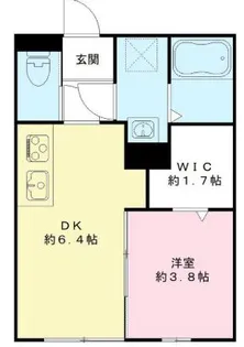 大阪府東大阪市御幸町【アパート】の間取り
