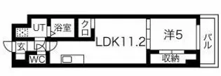 ビエラコート岸部中【313号室】の間取り