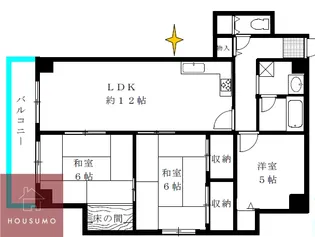 メゾン宮山【3階】の間取り
