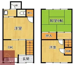 大阪府大阪市淀川区十八条3丁目【一戸建】の間取り